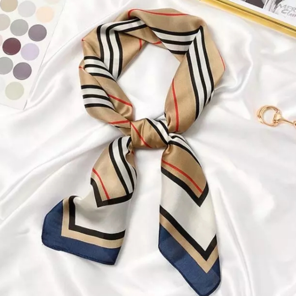 Large Silky Scarf For Head Neck Hair Bag 28x28